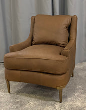 Load image into Gallery viewer, Rowe Lyra Leather Chair in  Brown-Small Pen Mark