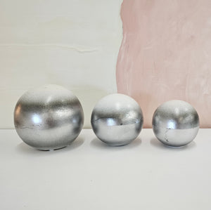 Large Silver Ball - 6"