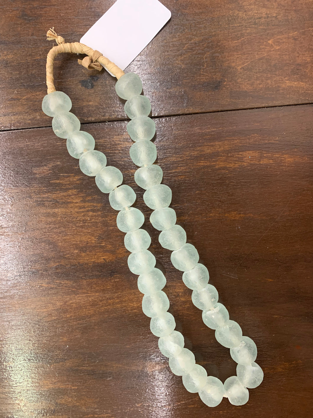 Large Glass Beads-Aqua