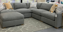 Load image into Gallery viewer, Asher 6 Piece Sectional in Grey Corduroy
