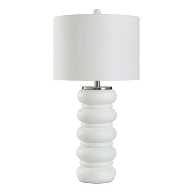 Frosted White Ceramic Lamp