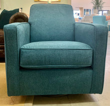 Load image into Gallery viewer, Josie Swivel Glider in Mathais Peacock