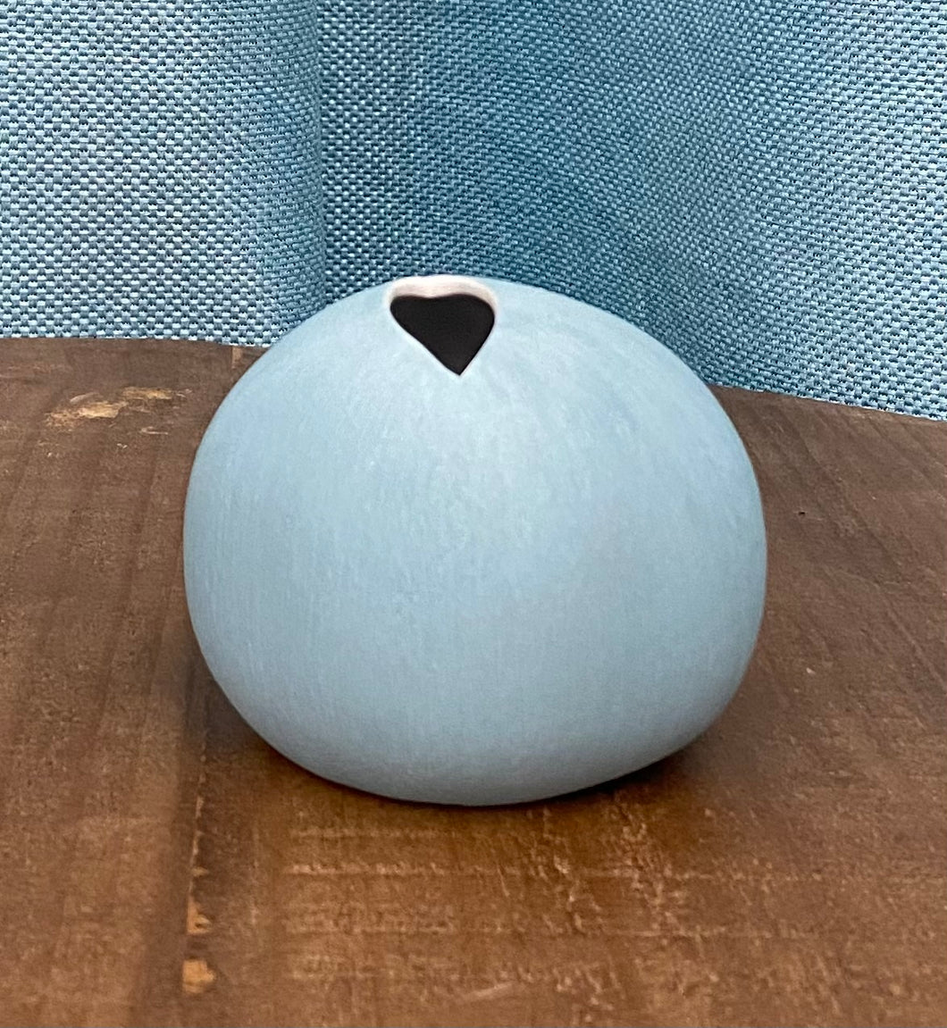 Small Blue Bud Vase
