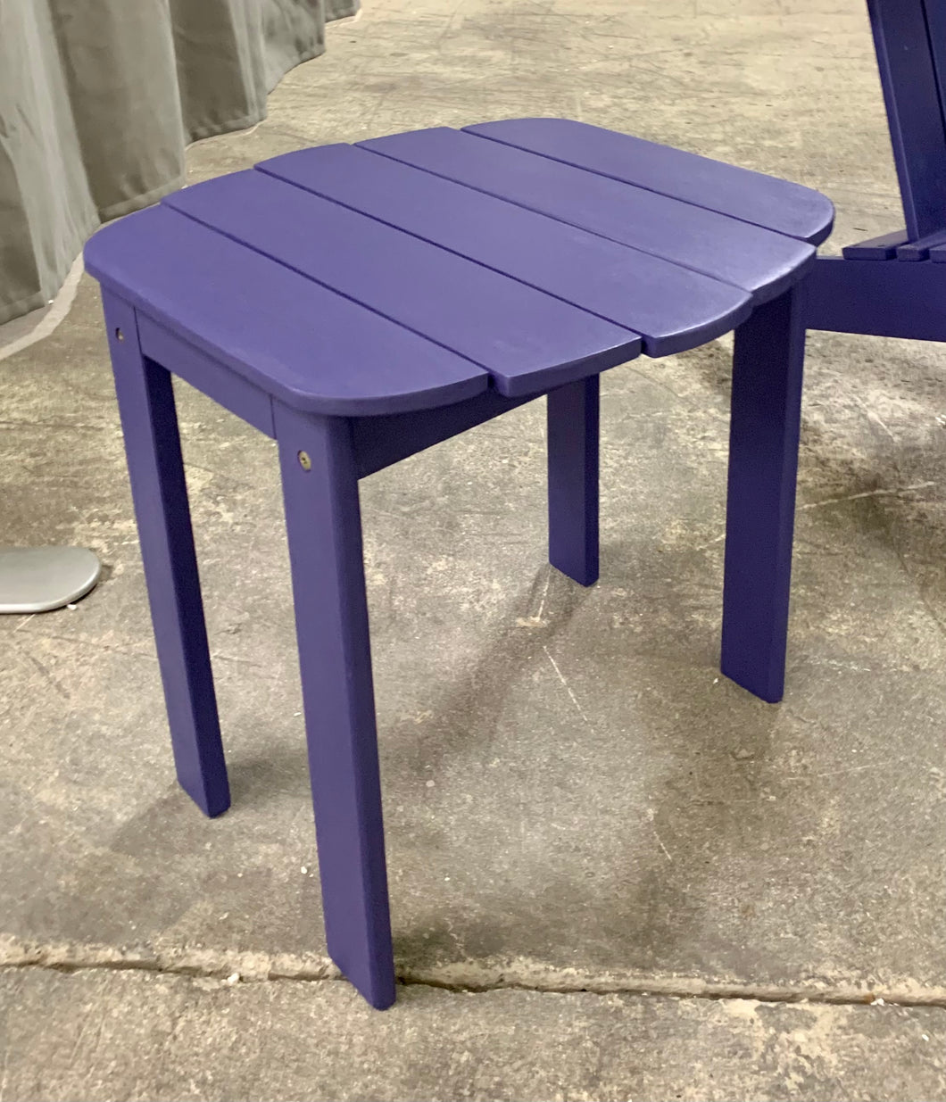 Blue Outdoor End Table