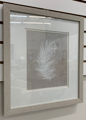 Neutral Palm Framed Art I