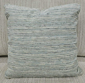 Rowe Green and Blue 18" Striped Pillow