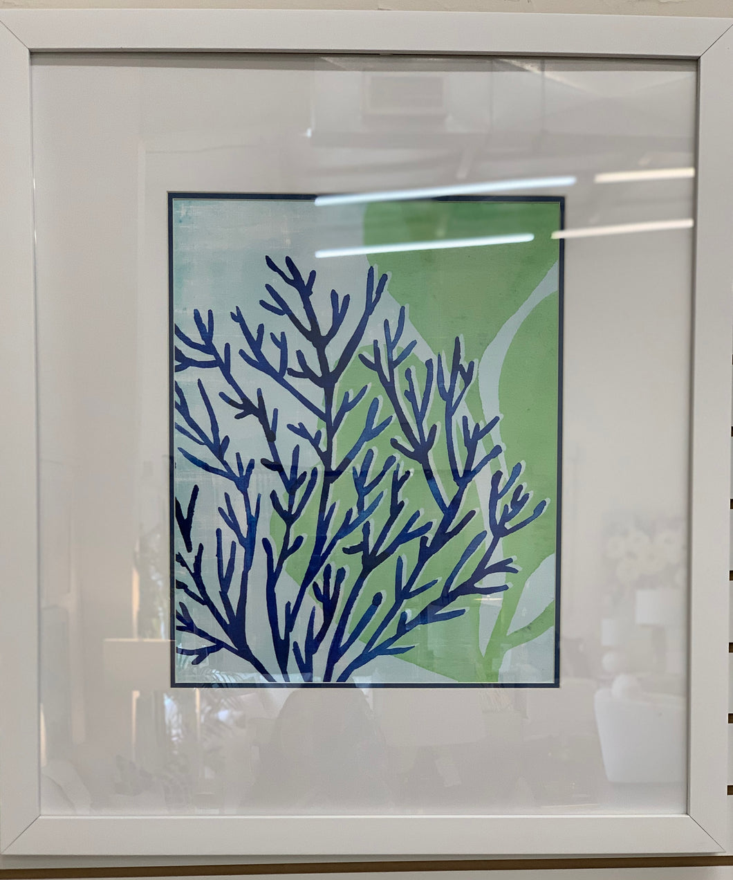 Framed Intertwined Coral III Art