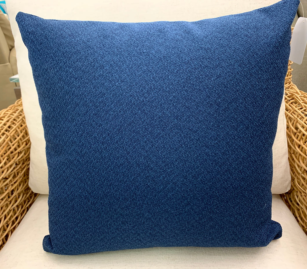Bright Blue Pillow