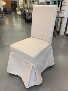 Slipcover Cream Dining Chair
