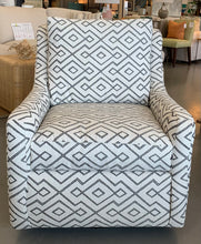 Load image into Gallery viewer, Whitney Swivel Glider in Twister Black &amp; White