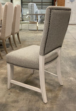 Load image into Gallery viewer, White Upholstered Side Chair