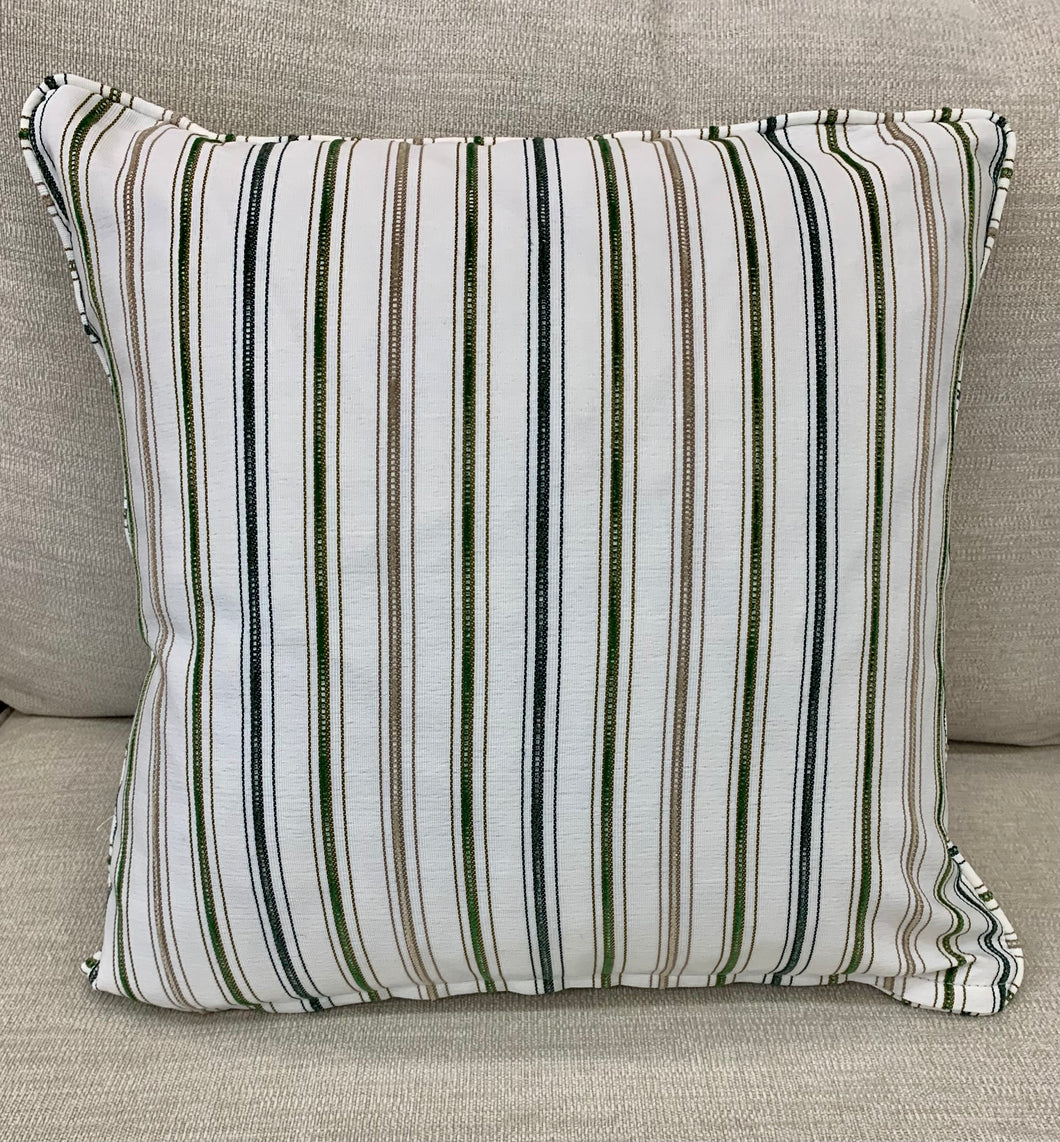 Stripes Green Pillow
