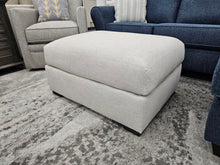 Load image into Gallery viewer, Rowe Ottoman in Light Grey Linen