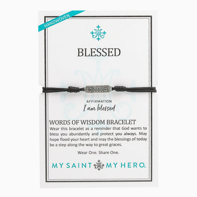 Blessed Words of Wisdom - Black/Silver
