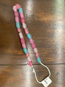Blue and Pink Beads