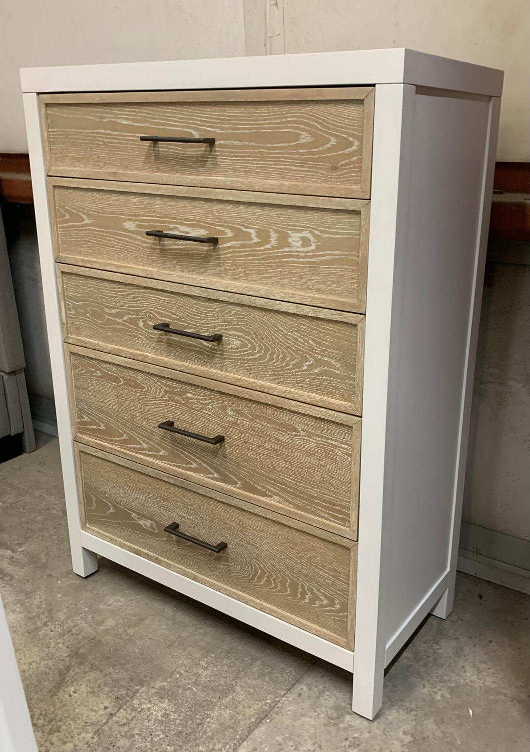 White and Light Wood Chest