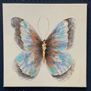 Colorful Butterfly on Canvas III