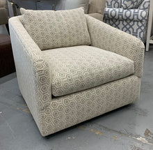 Load image into Gallery viewer, Rowe Florence Swivel Chair in Beige Hexagon