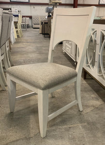 White Wood Side Chair