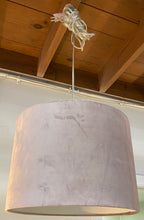 Load image into Gallery viewer, Round Velvet Lavender Leaf Pendant