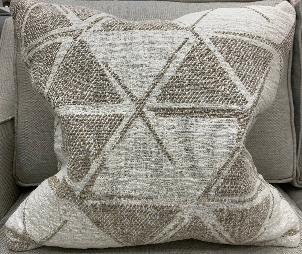 Beige Triangle Down Pillow 19