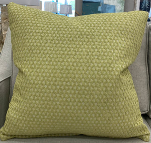 Lime Triangles Down Pillow