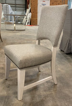 Load image into Gallery viewer, White Upholstered Side Chair