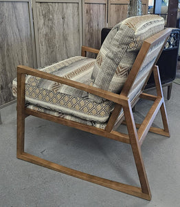 Rowe Beckett Chair in Tribal Stripe